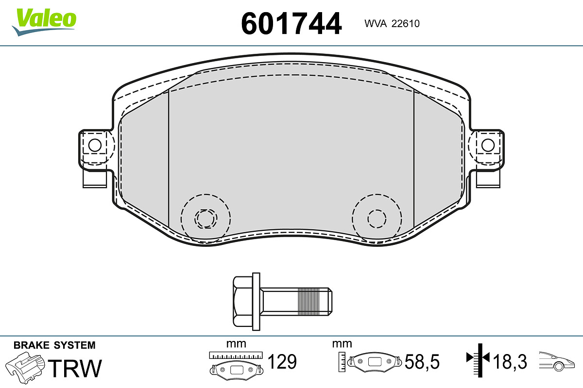 BRAKE PADS REN MEGANE IV FR
